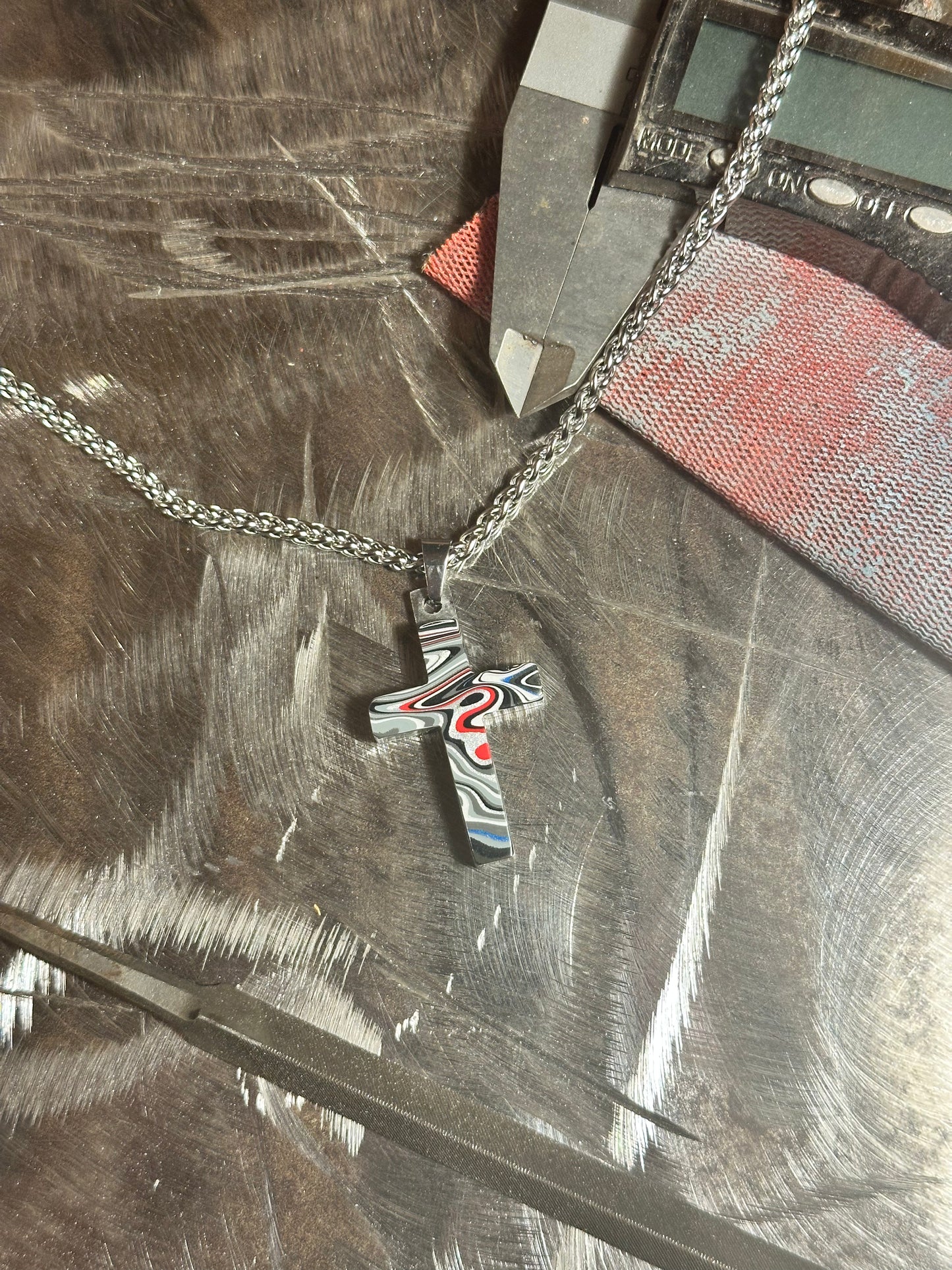 Fordite Cross "Achish"