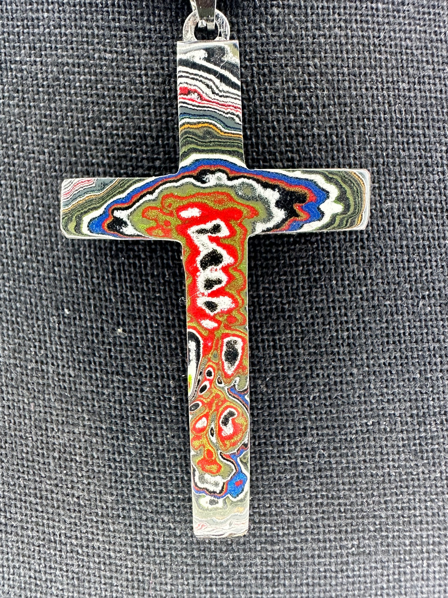 Fordite Cross "Ada"