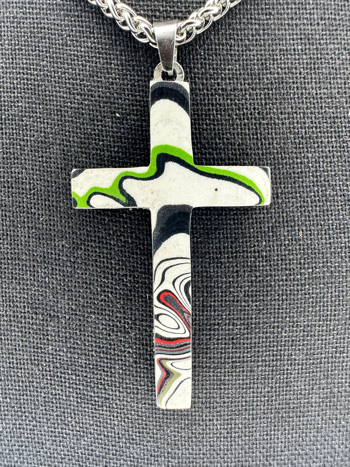 Fordite Cross "Adam"