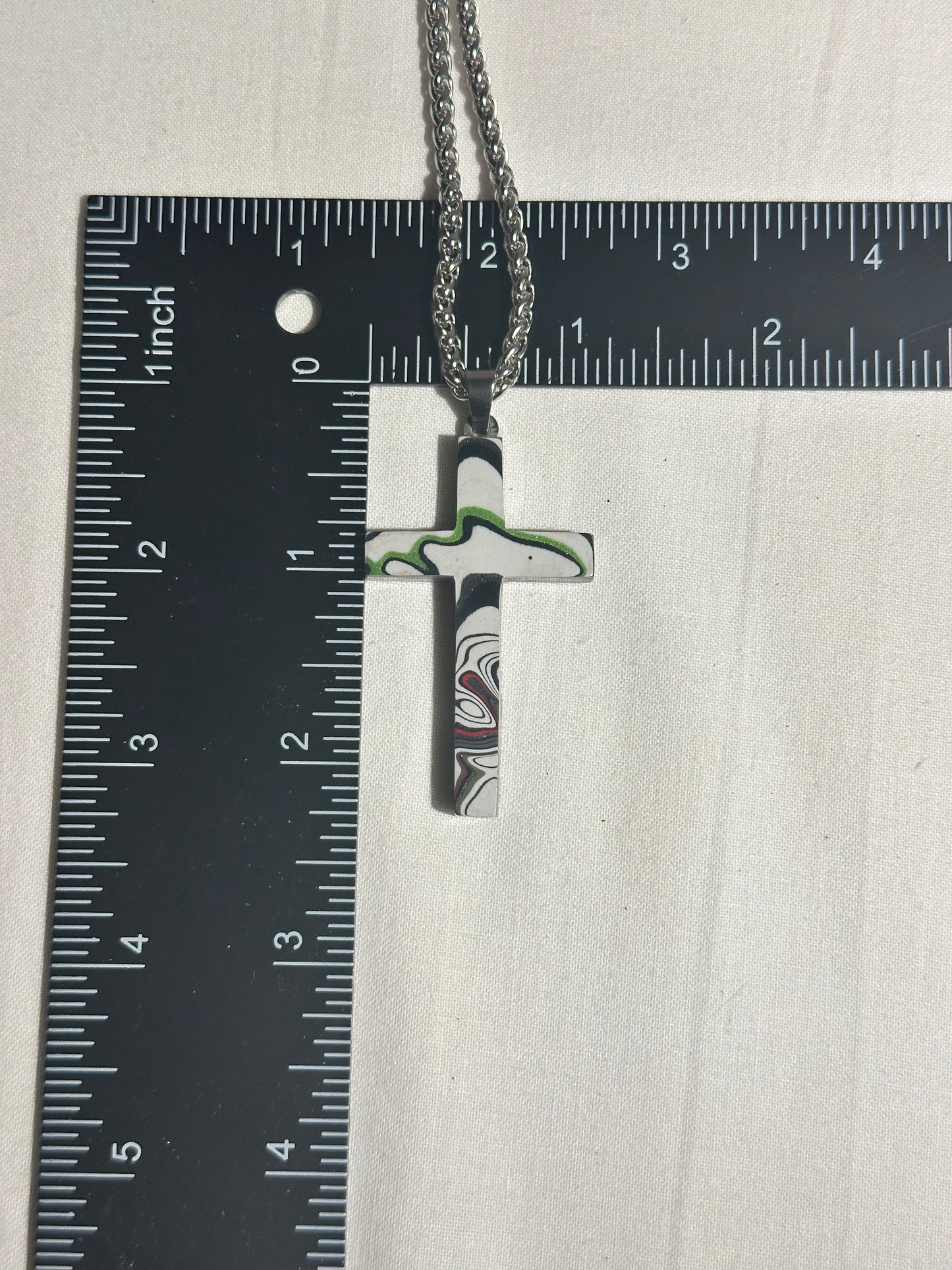 Fordite Cross "Adam"