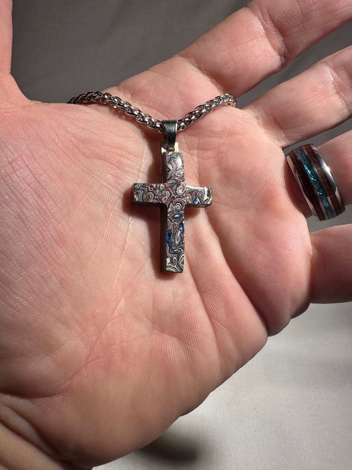 Fordite Cross "Adonijah"