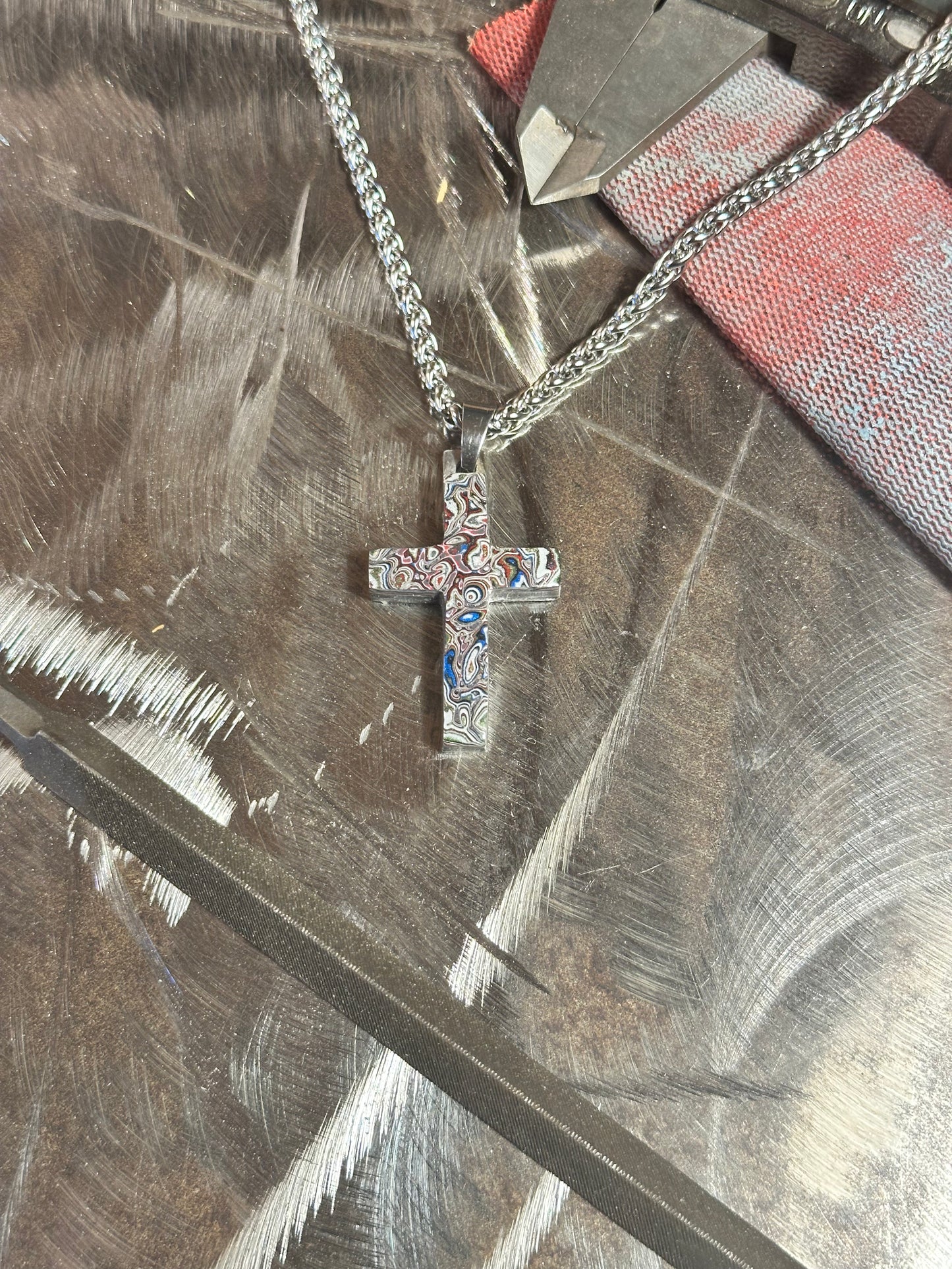 Fordite Cross "Adonijah"