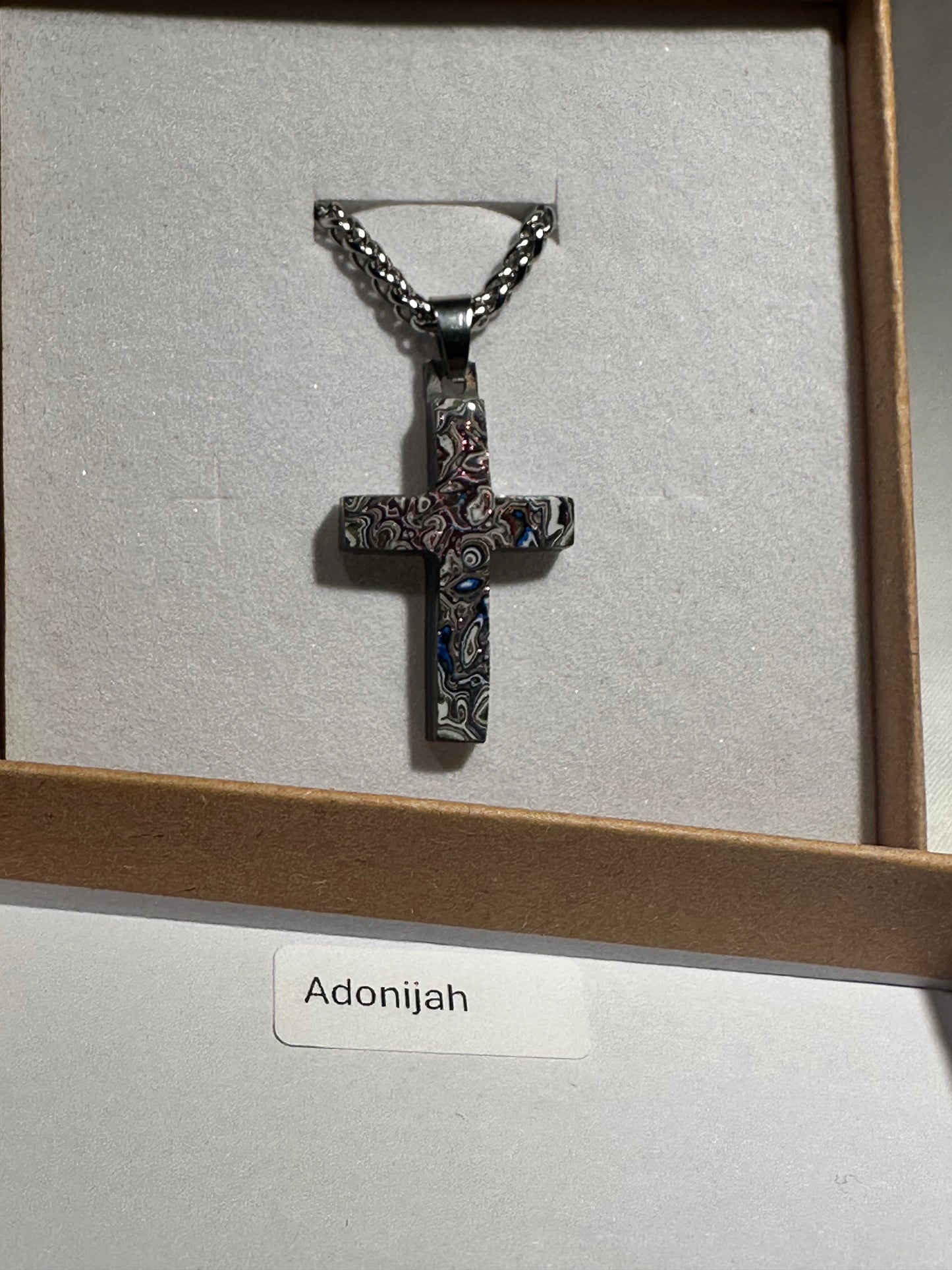 Fordite Cross "Adonijah"