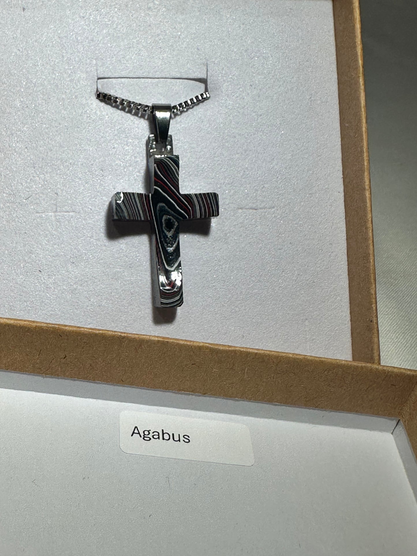 Fordite Cross "Agabus"