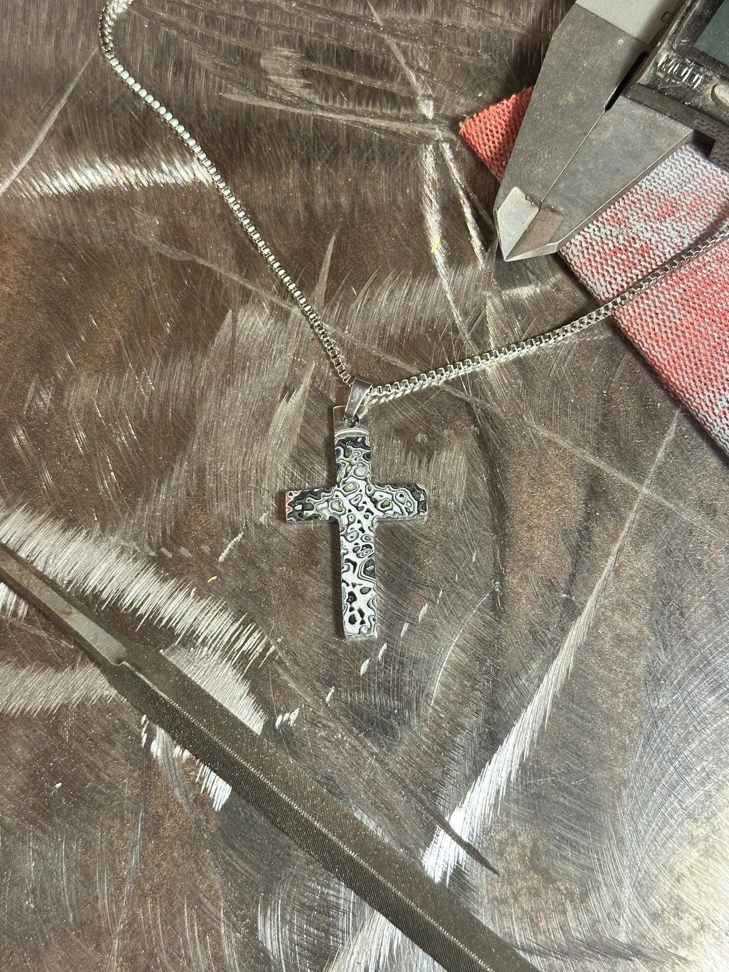 Fordite Cross "Ahasuerus"