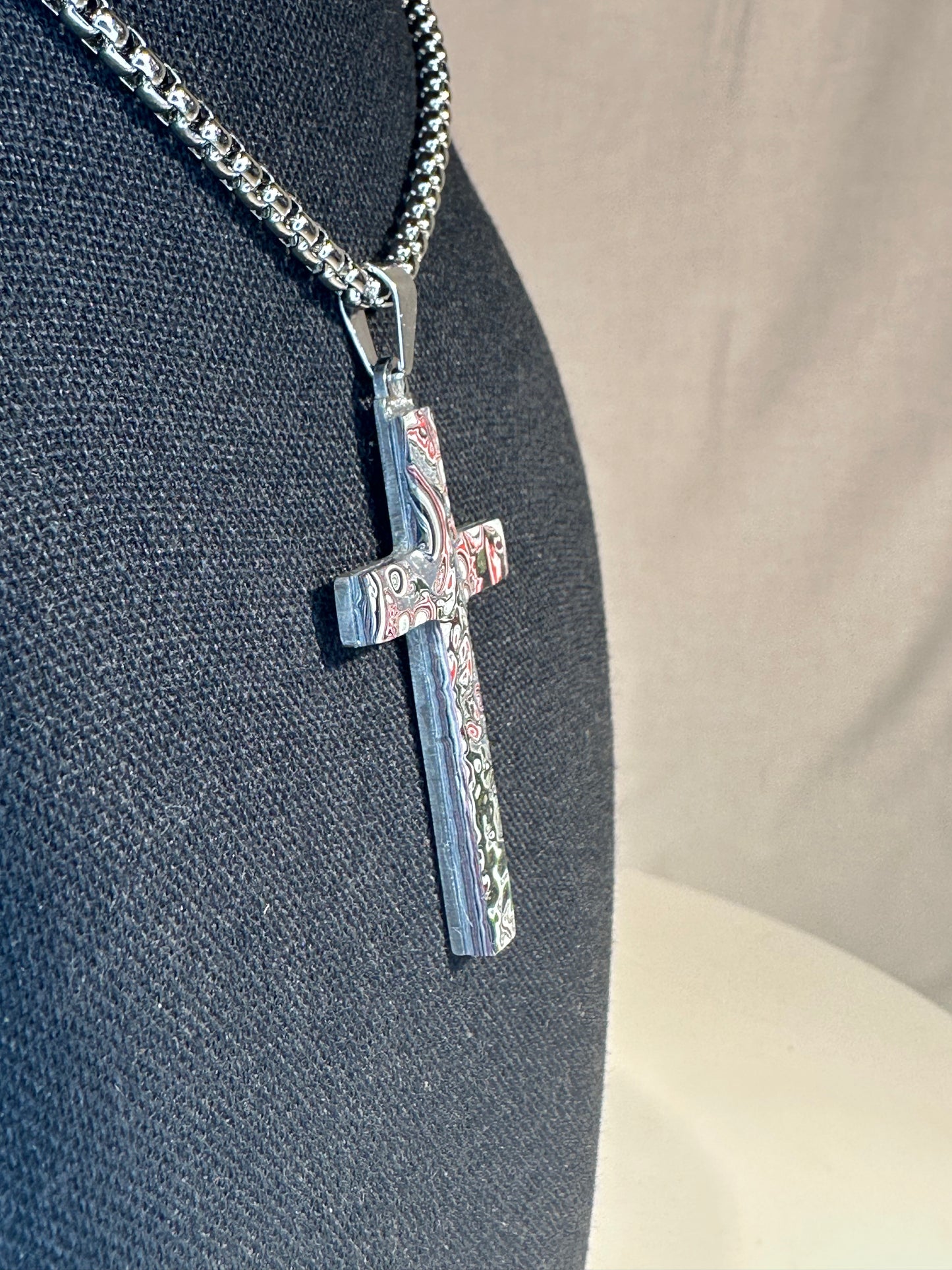 Fordite Cross "Ahaz"