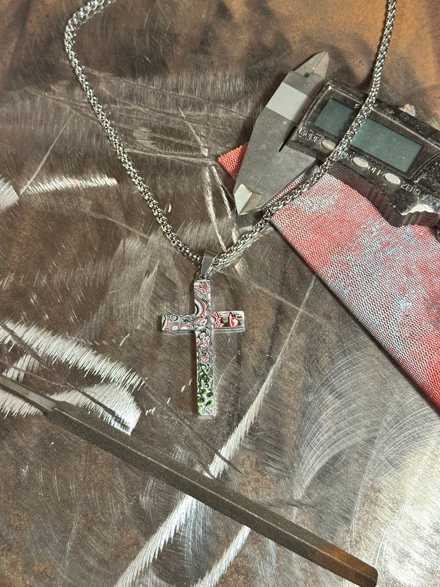 Fordite Cross "Ahaz"