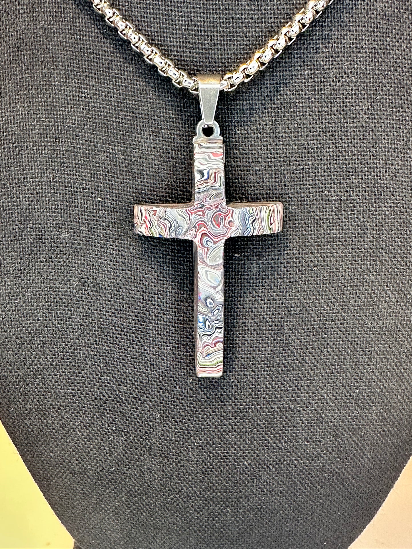 Fordite Cross "Aholiab"