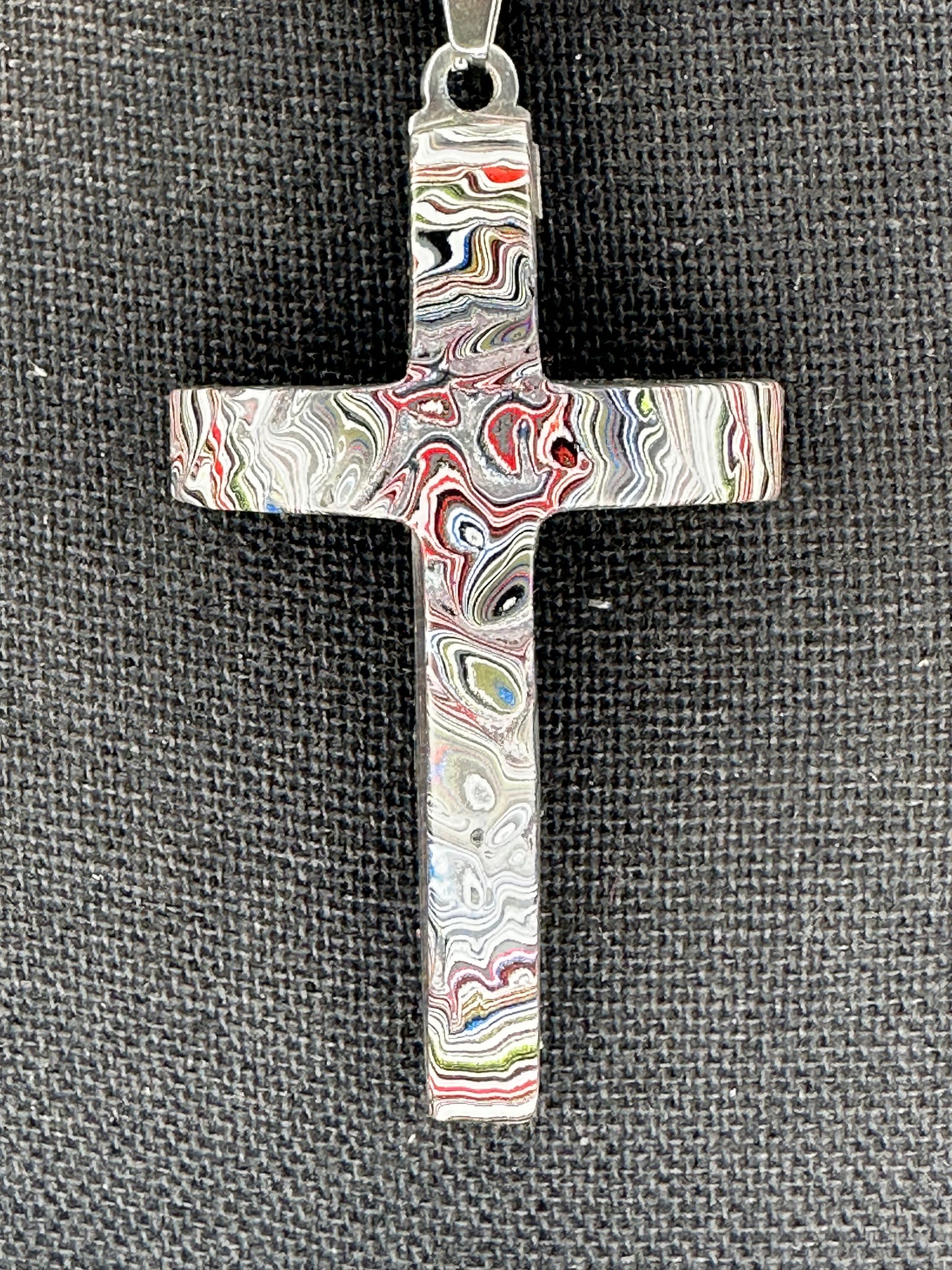 Fordite Cross "Aholiab"