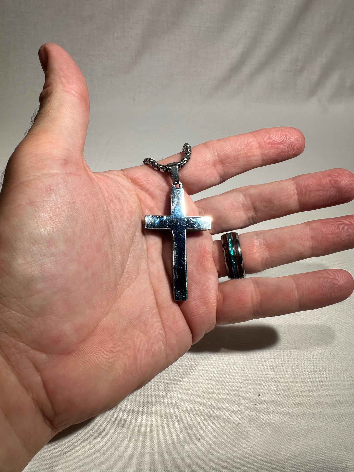 Fordite Cross "Aholiab"