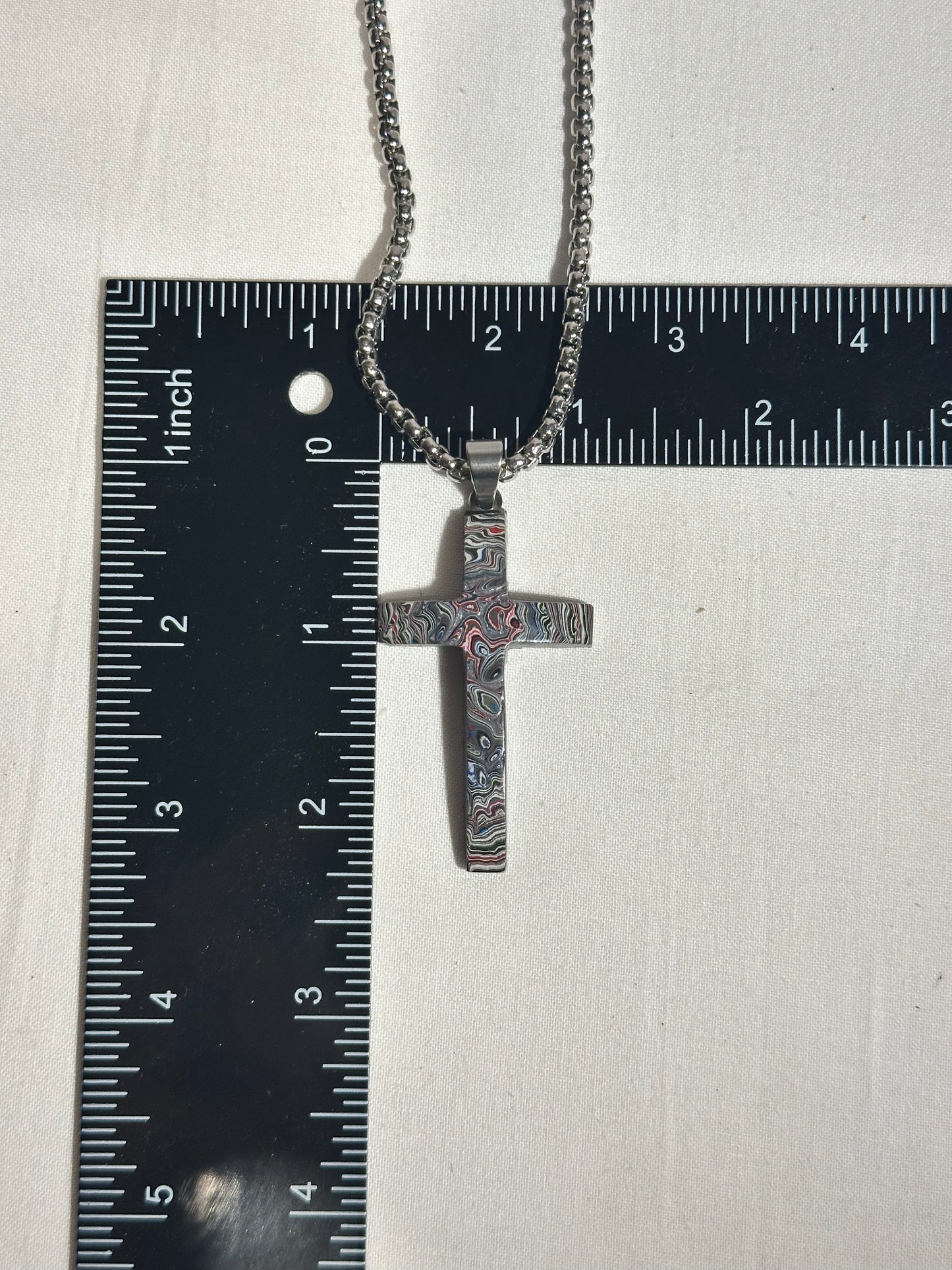 Fordite Cross "Aholiab"