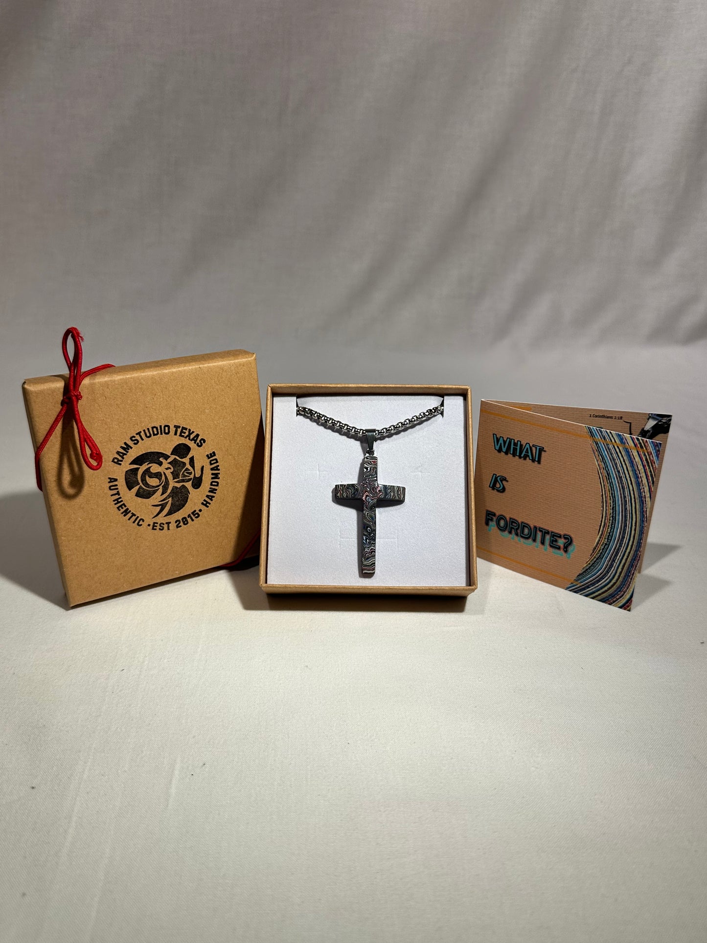 Fordite Cross "Aholiab"