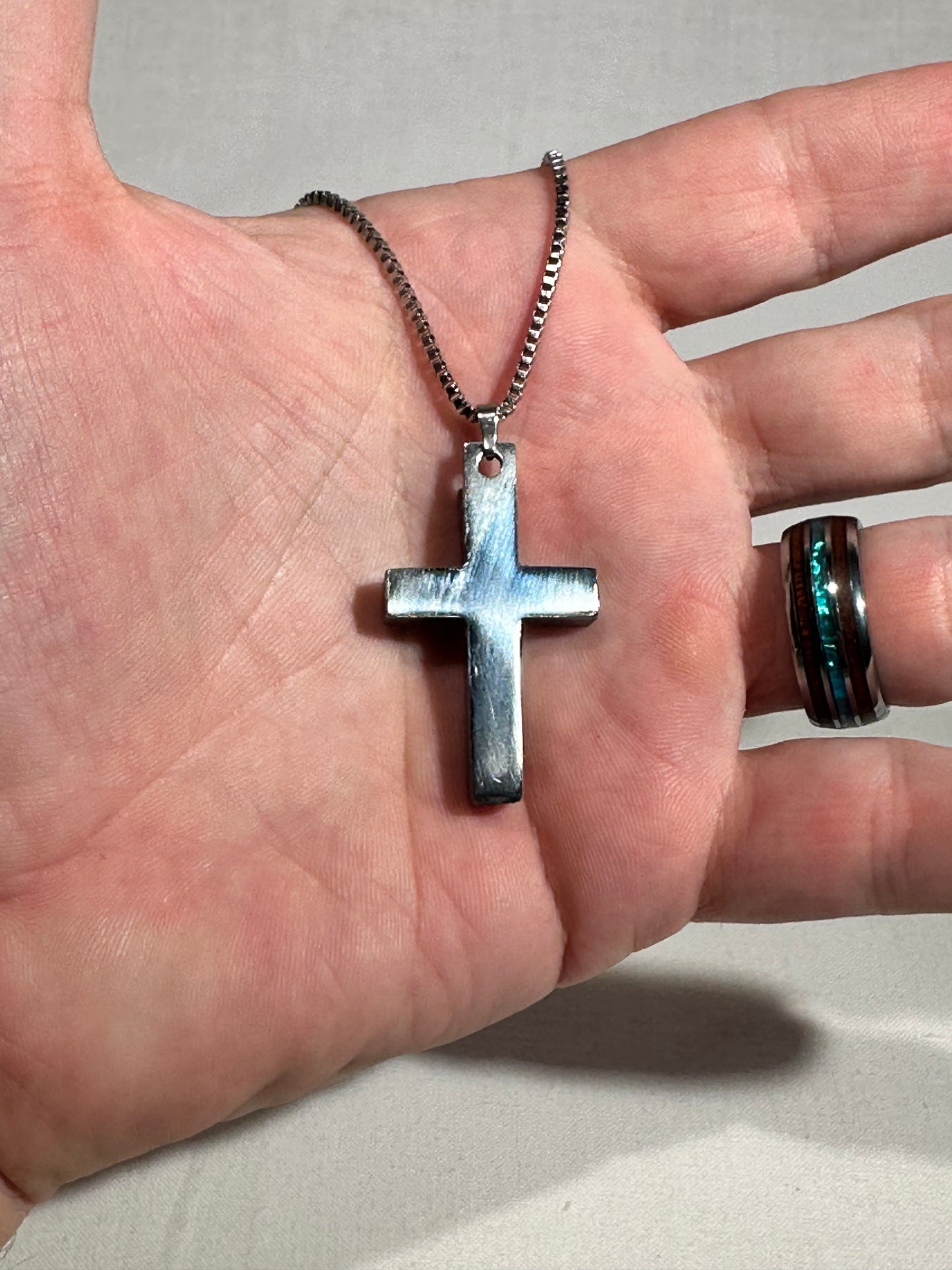 Fordite Cross "Alexander"