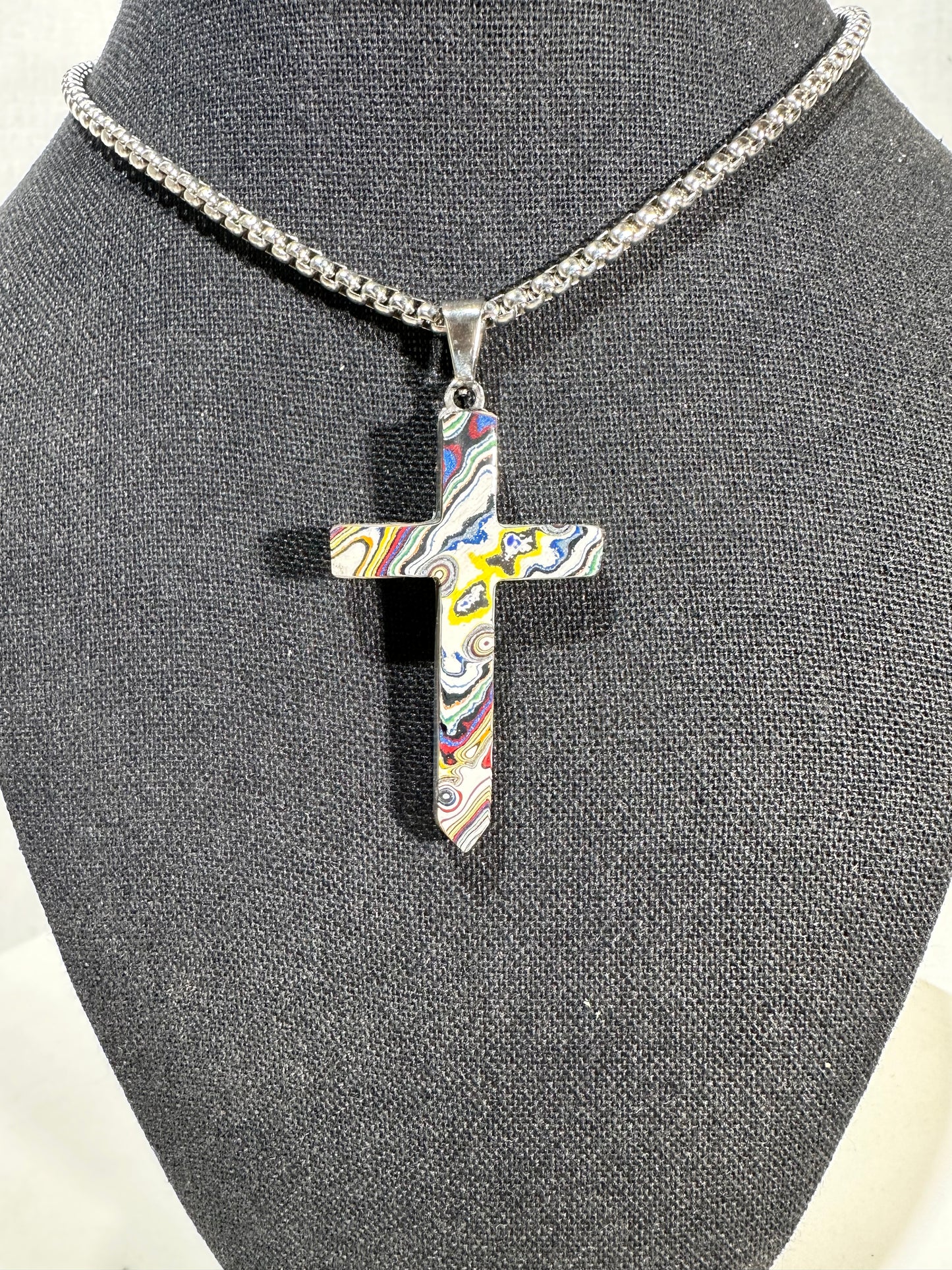 Fordite Cross "Amnon"