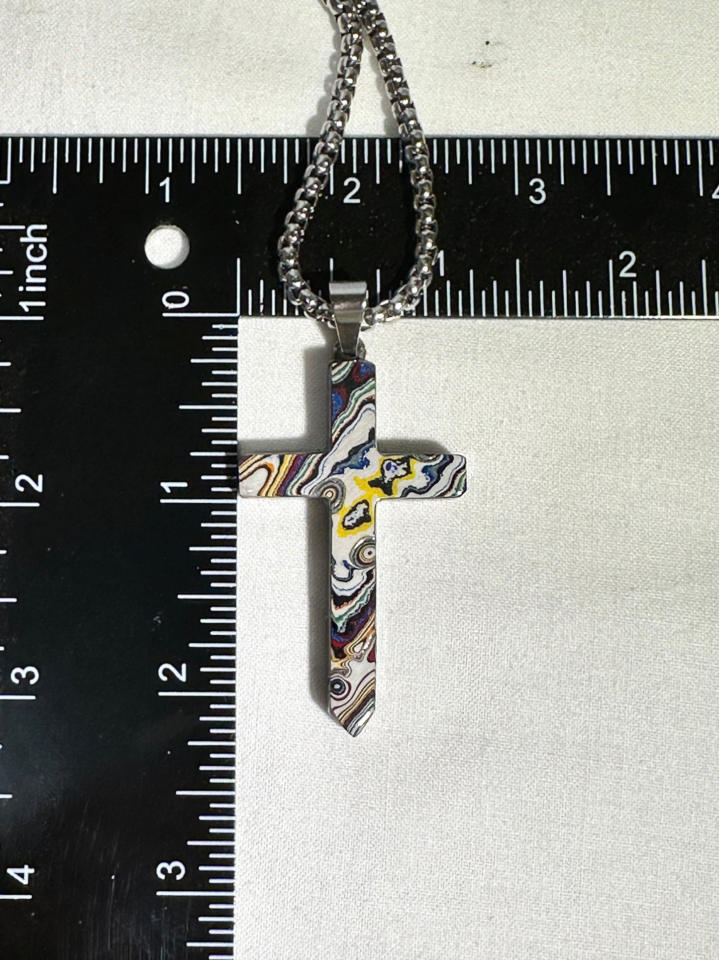 Fordite Cross "Amnon"