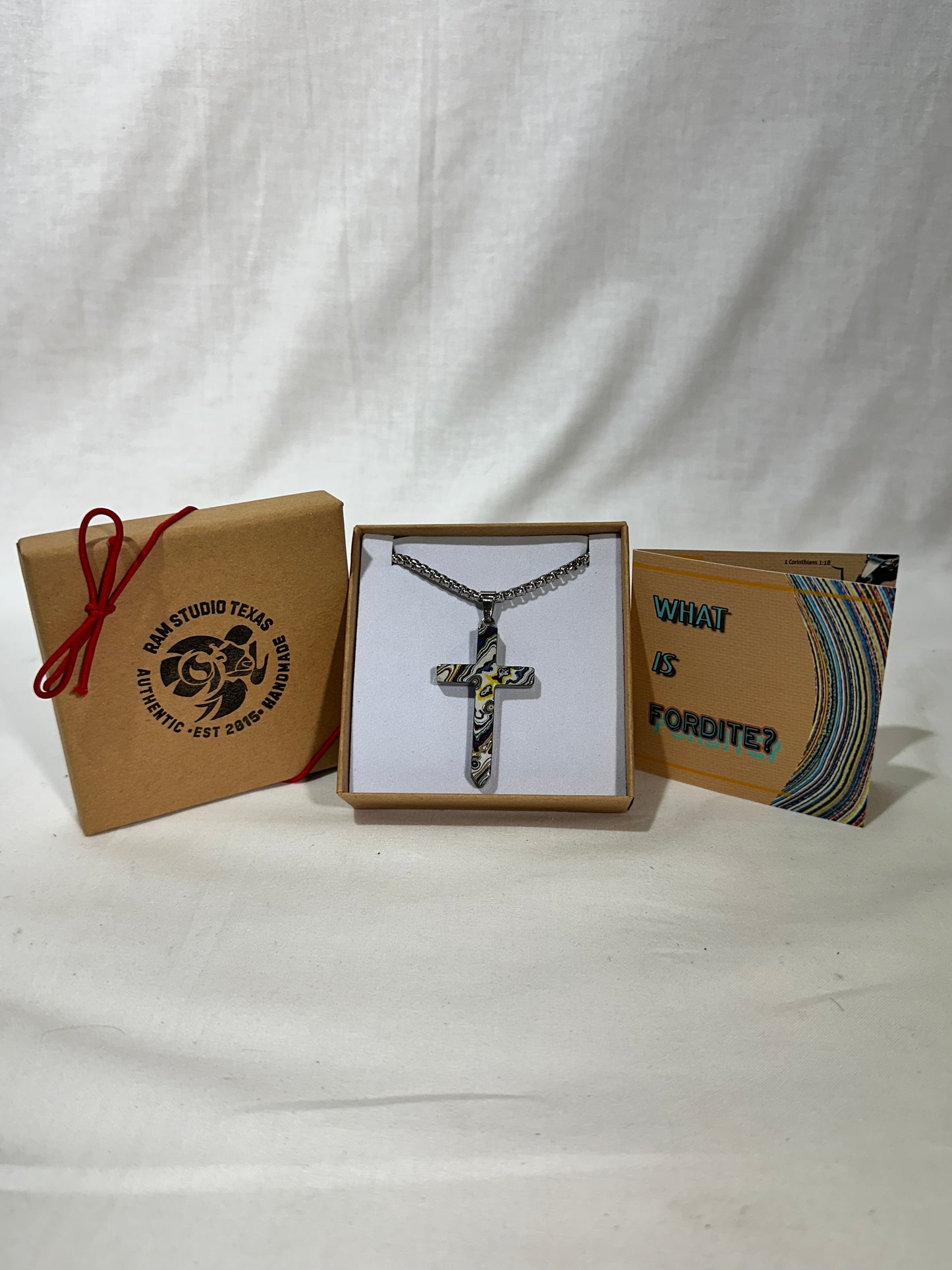 Fordite Cross "Amnon"