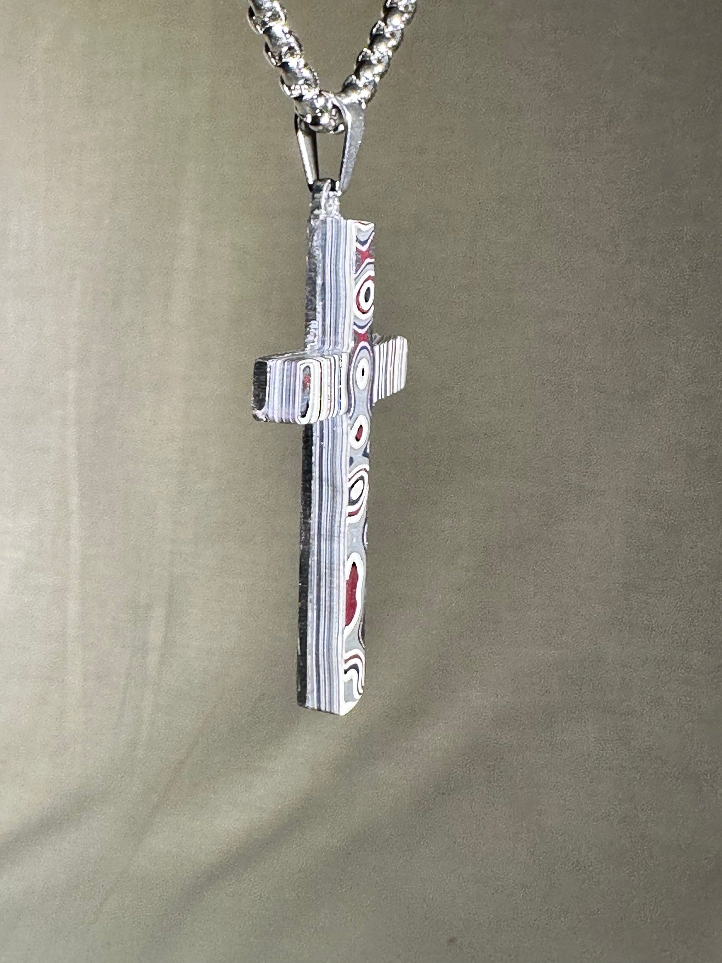 Fordite Cross "Amnon"