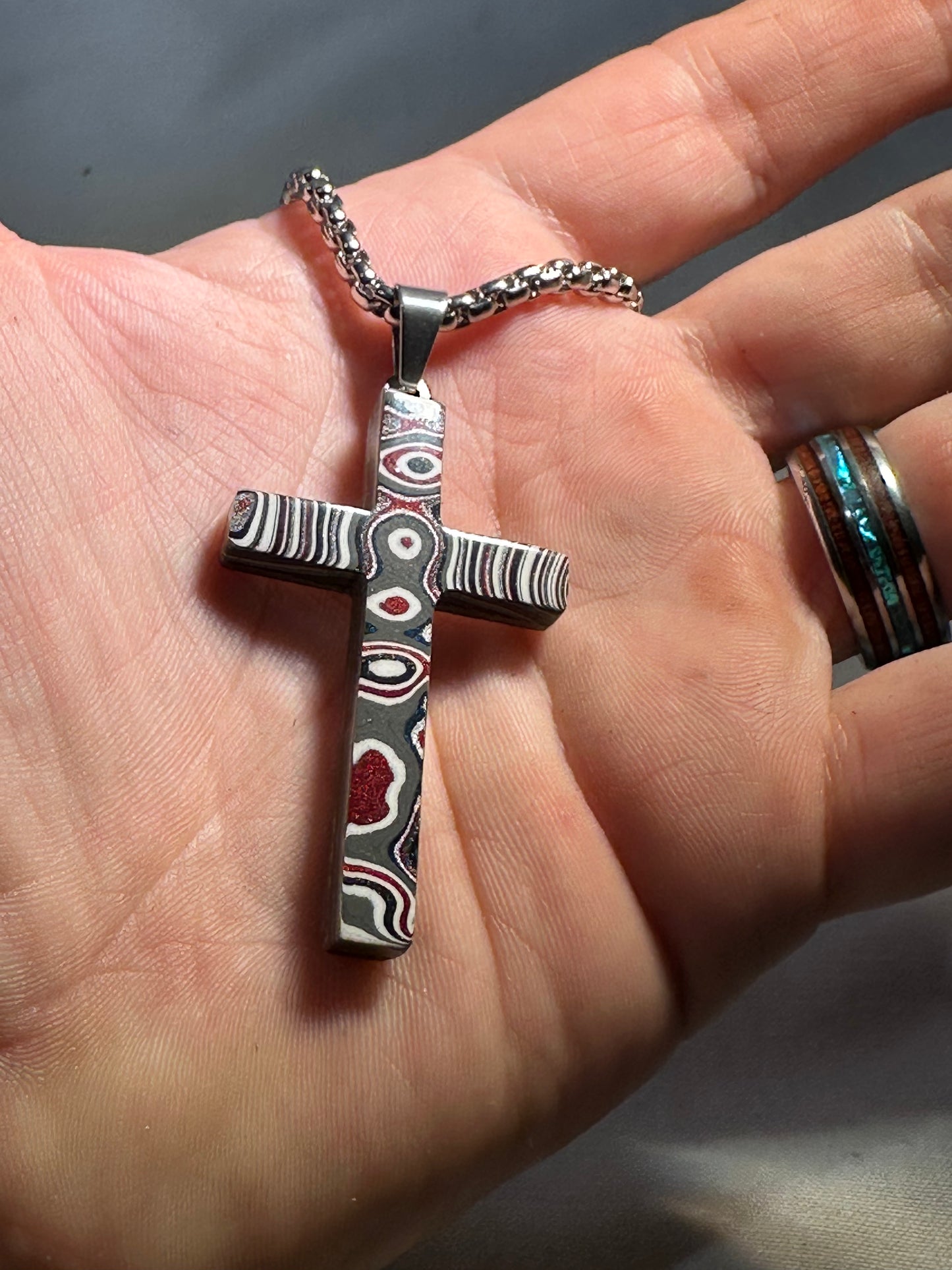 Fordite Cross "Amnon"