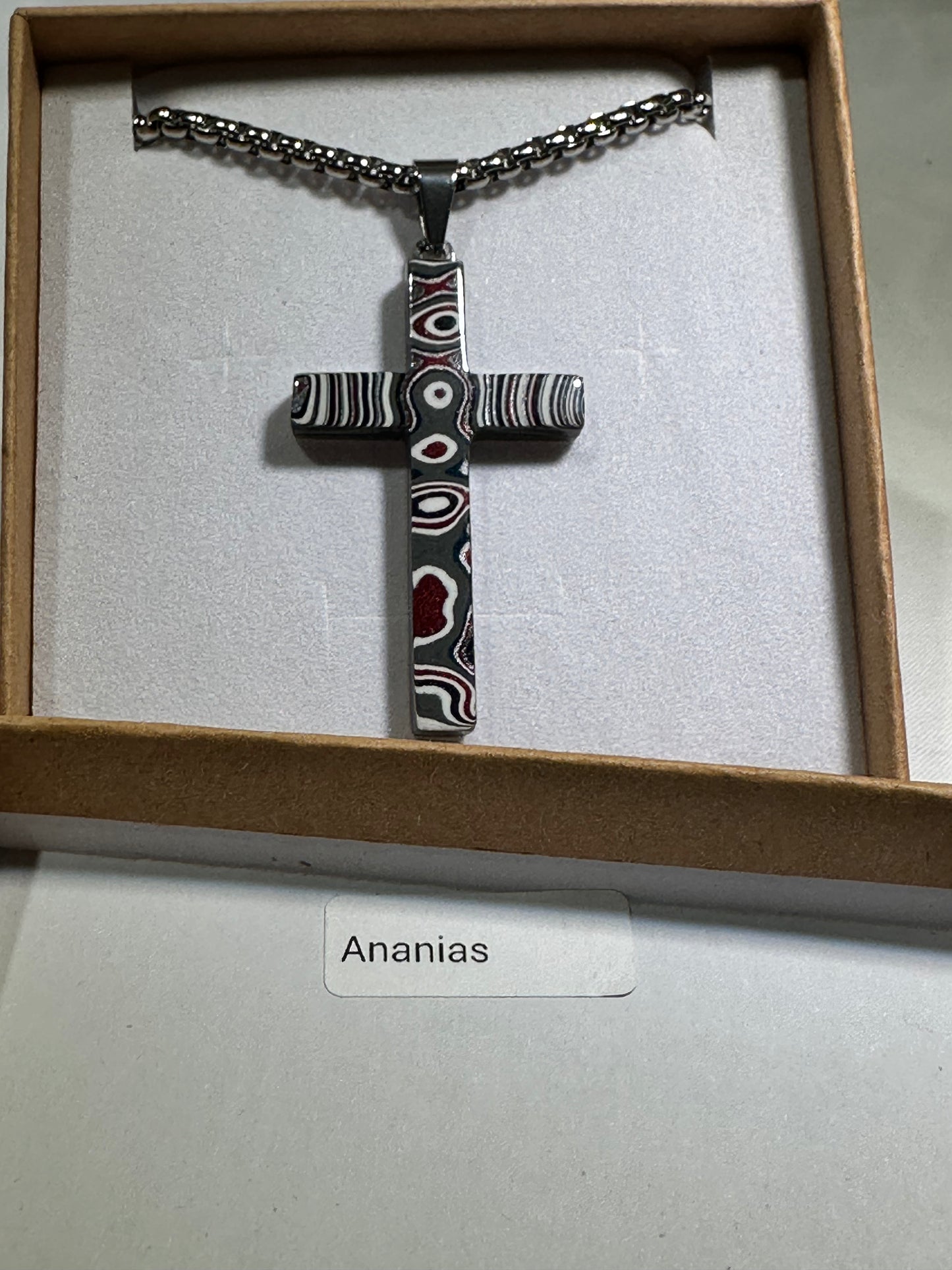 Fordite Cross "Amnon"