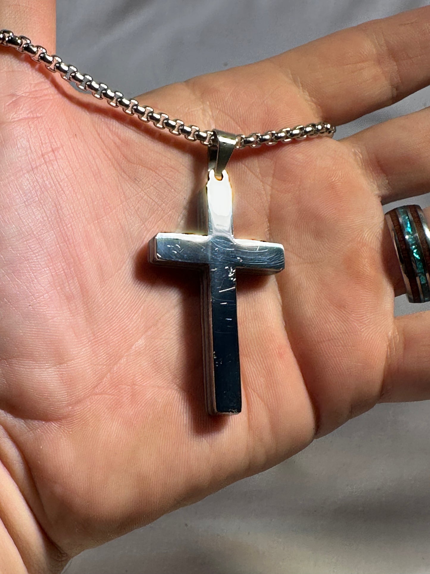 Fordite Cross "Andrew"
