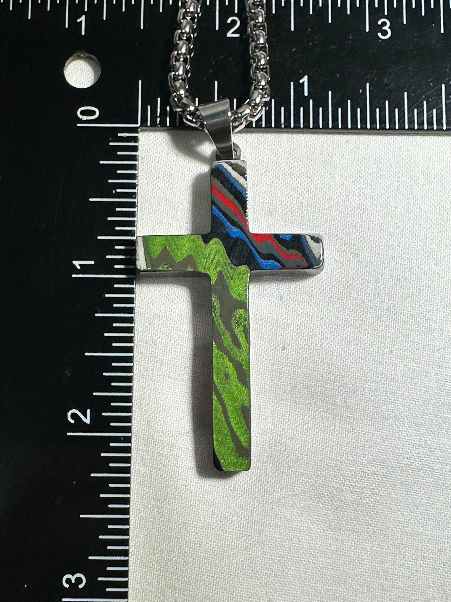 Fordite Cross "Andrew"